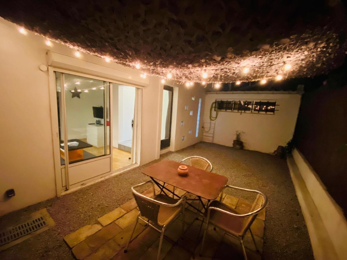 Grand Studio De 38M2 Et Cour Independante De 25M2 Dont Wifi Et Netflix Appartement Montpellier Buitenkant foto